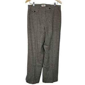 Talbots Women's Sz 12 Wool Blend Lined Career Dress Pant Straight Leg